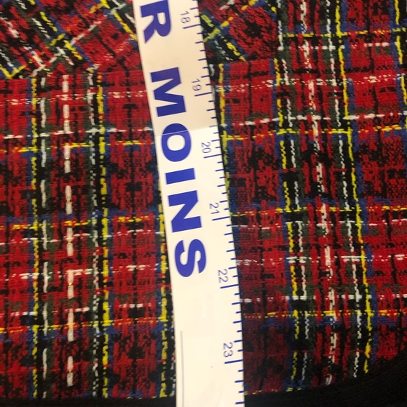 Elegant Red Multi Colours Front Buttons Pocket Business Vest - New - Picture 6 of 9